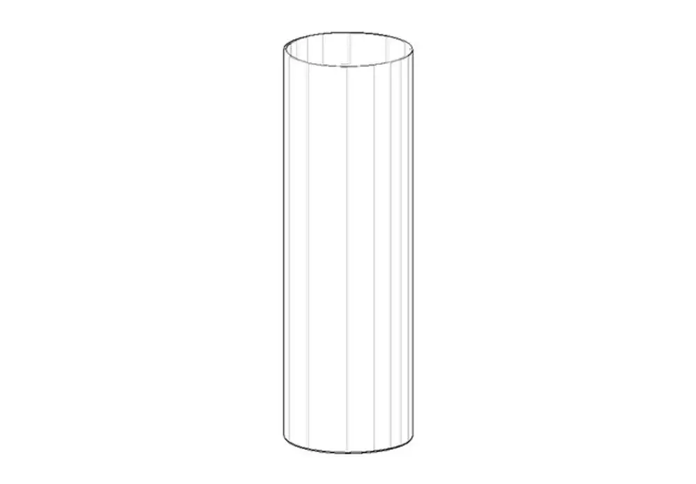 DORNBRACHT Gehäuse für Toilettenbürstengarnitur ERSATZTEILE 90230150400 D. 100 x 311 mm chr gebürstet, 90230150400-93 Galeriebild 1